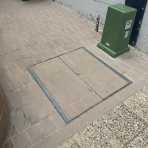 BudaPave™ Tile Insert Pit Cover - Galvanised Steel - 900mm x 900mm - Class A