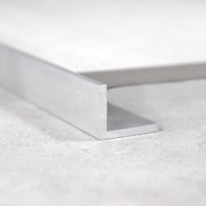 Bat Geometric Aluminium Angle 3m (2 Thicknesses & 18 Sizes) - Size: 12x40mm | Thickness: 1.6mm