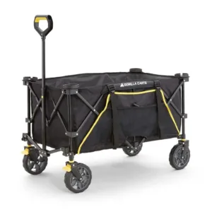 Gorilla Carts Collapsible Folding Outdoor Utility Wagon