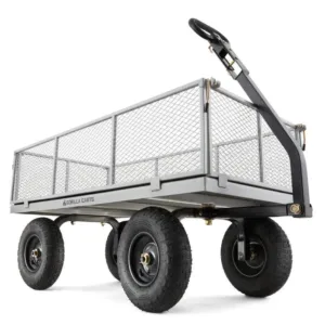 Gorilla Carts Steel Mesh Garden Cart 450kg