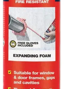 H.B. Fuller Fulafoam Fire Resistant Expanding Foam 750mL