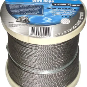 Hardfast Wire Rope Stainless Steel 3.2mm x 30m