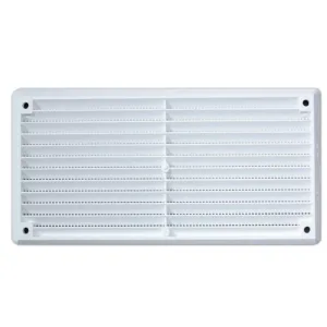 Haron Cupboard Vent Plastic White 150 x 75mm 1 Pack