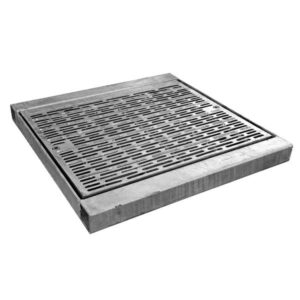 Civil Heelguard Drop-In Hinged Sump Grate & Frame - 450mmx450mm / Class B