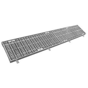 Civil Heelguard Trench Grate and Frame - 2 Metre Lengths - 150mm / Class B