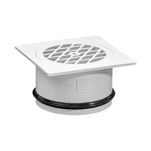 Holman PVC DWV Floor Grate 100mm Square