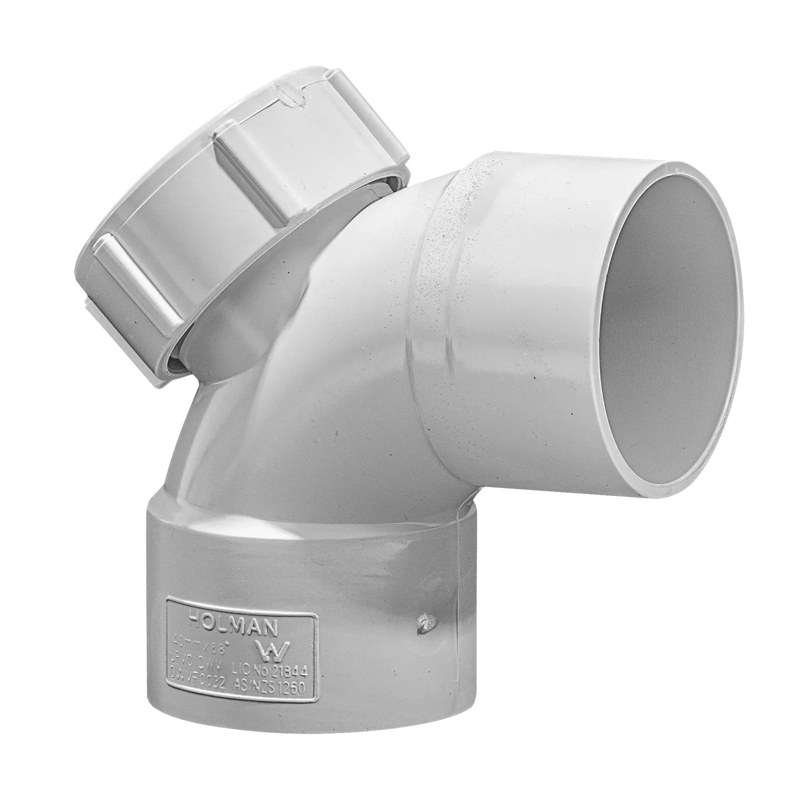 Holman PVC DWV Bend F&F IO 88 Degree 40mm 88 Degree