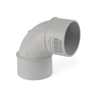 Holman PVC DWV Bend F&F Plain 40mm 88 Degree