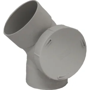 Holman PVC DWV Bend F&F 100mm Side 45 Deg