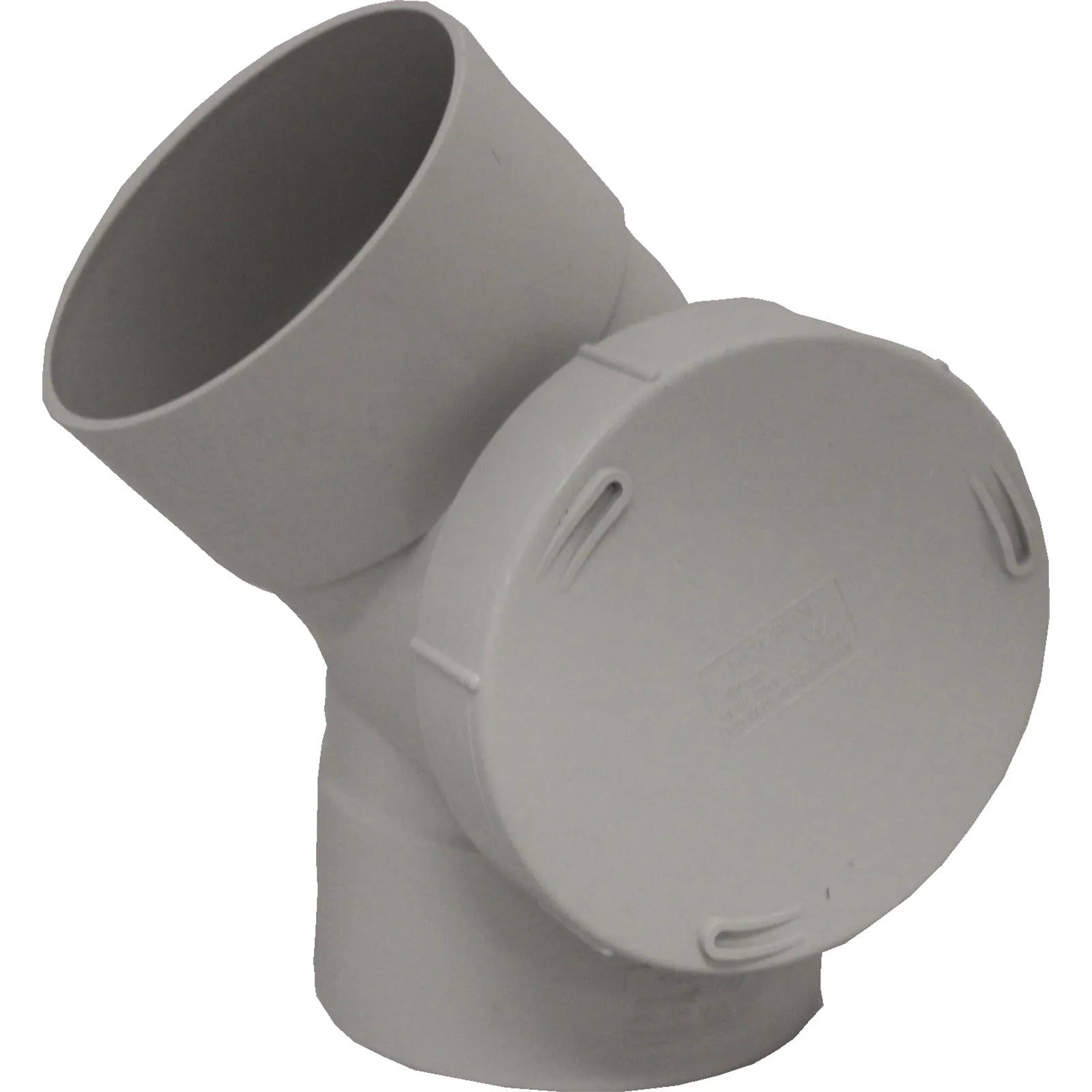 Holman PVC DWV Bend F&F 100mm Side 45 Deg
