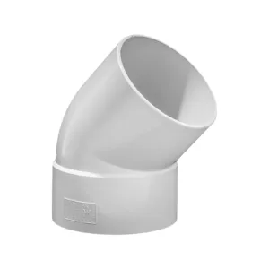 Holman PVC DWV Bend M&F Plain 100mm 43 Degree