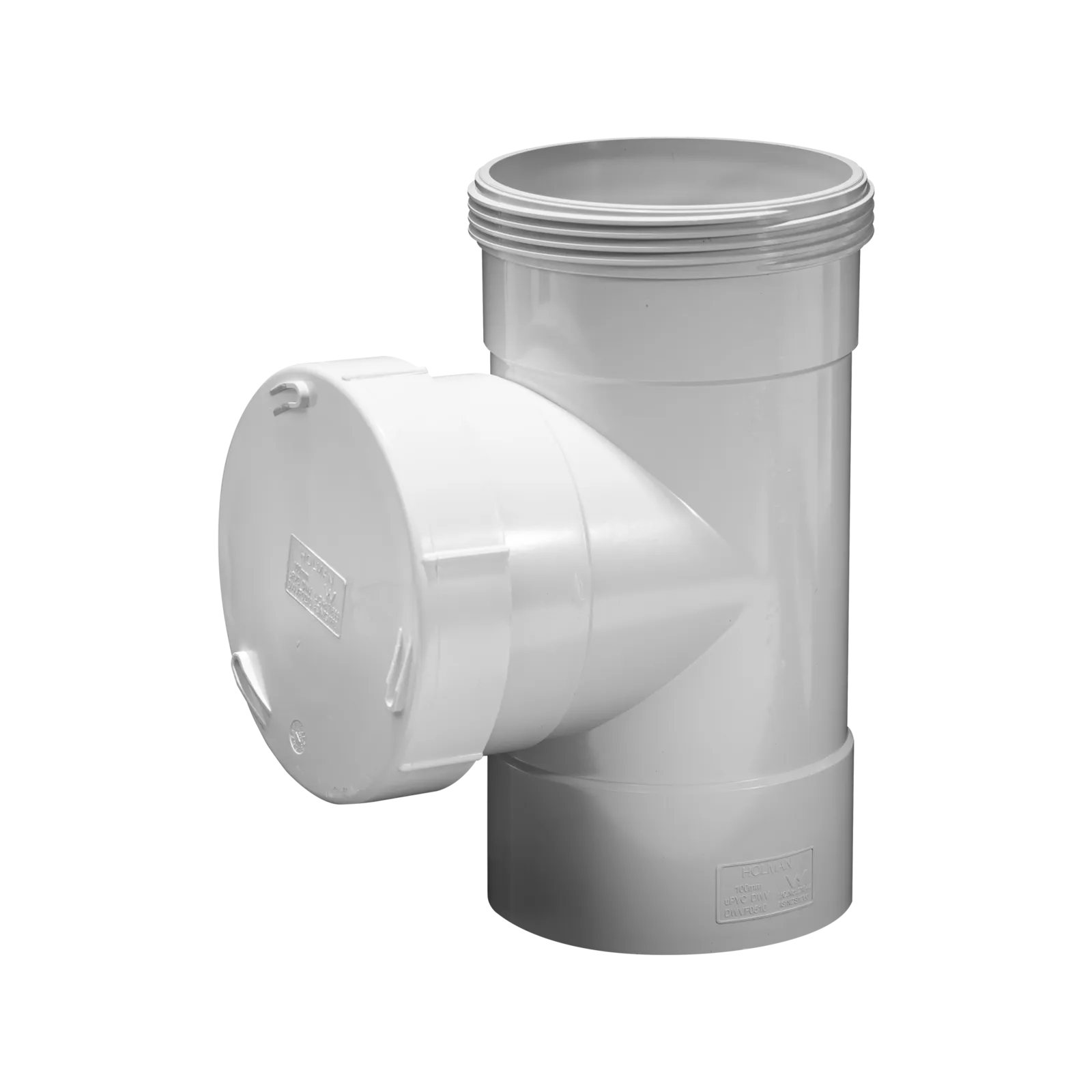 Holman PVC DWV Test Opening F&F 100mm