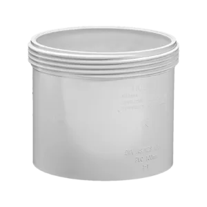 Holman PVC DWV Threaded Access Coupling 100mm