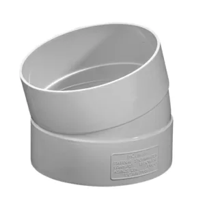 Holman PVC Stormwater Elbow 90mm F&F 15 Deg