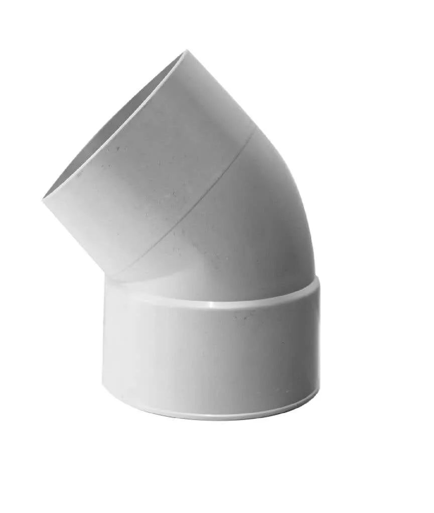 Holman PVC Stormwater Elbow 150mm F&F 45 Deg