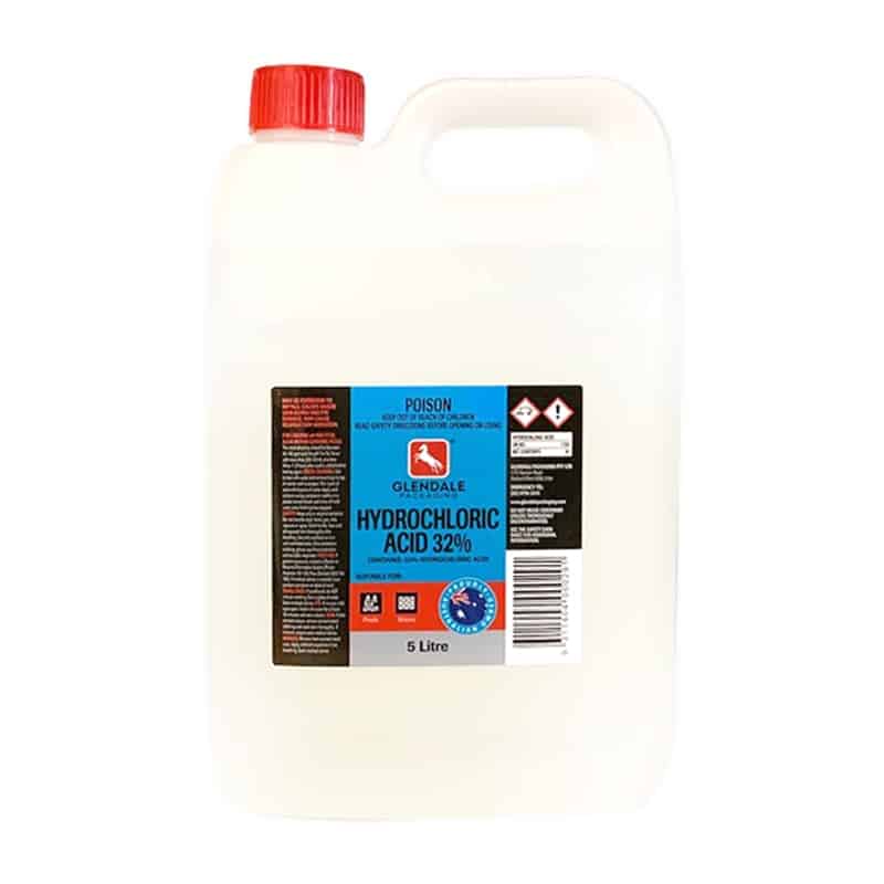 GLENDALE Hydrochloric Acid Cleaner 1 & 5L - Size: 5L