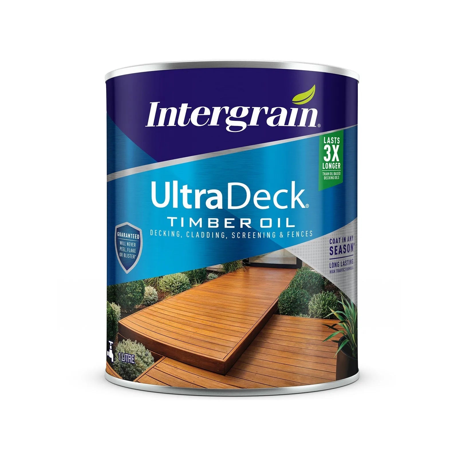 Intergrain UltraDeck Timber Decking Oil Merbau 1L