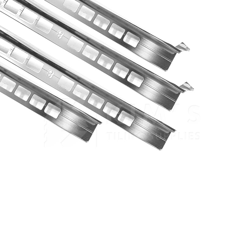 KC Aluminium Angle 3m (4 Colors & 6 Sizes) - Color: Bright silver | Size: 13mm