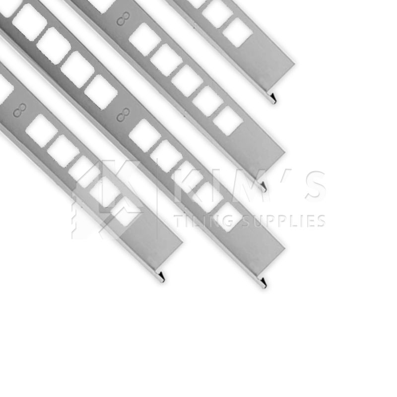 KC Aluminium Angle 3m (4 Colors & 6 Sizes) - Color: Matt silver | Size: 6mm