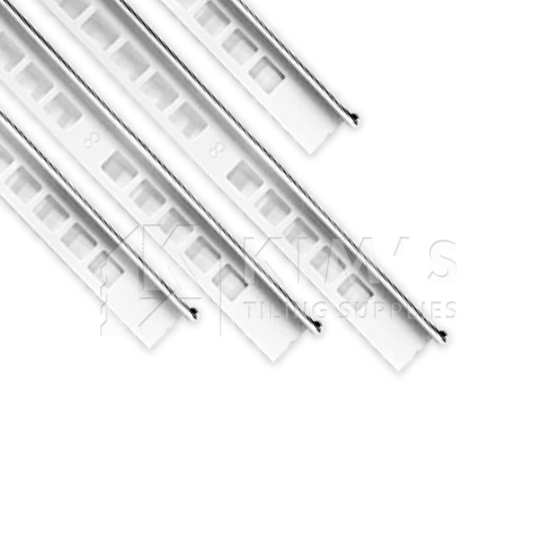 KC Aluminium Angle 3m (4 Colors & 6 Sizes) - Color: Pearl white | Size: 11mm