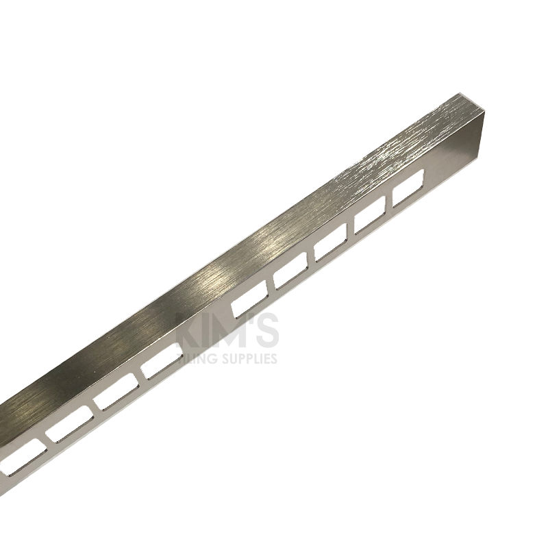 KC Aluminium Brushed Angle 3m (5 Colors & 4 Sizes) - Color: Brushed Silver | Size: 10mm