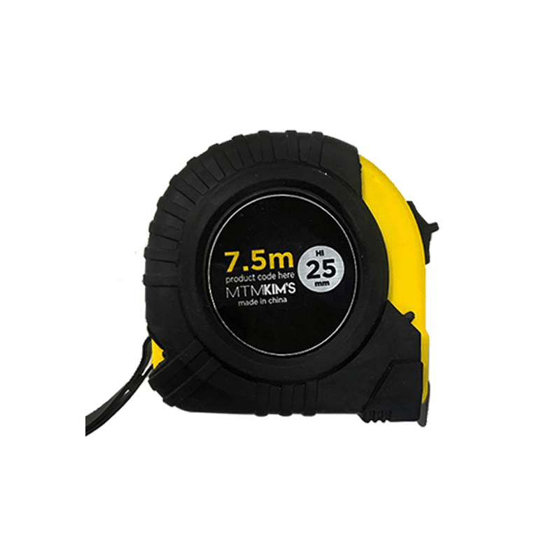 KC – Kim’s Tape Measure 25mmx7.5m Black&Yellow (12/Crt) – 7.5M (Discontinued)