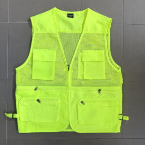 Safety Mesh Vest With Pockets - Size: L