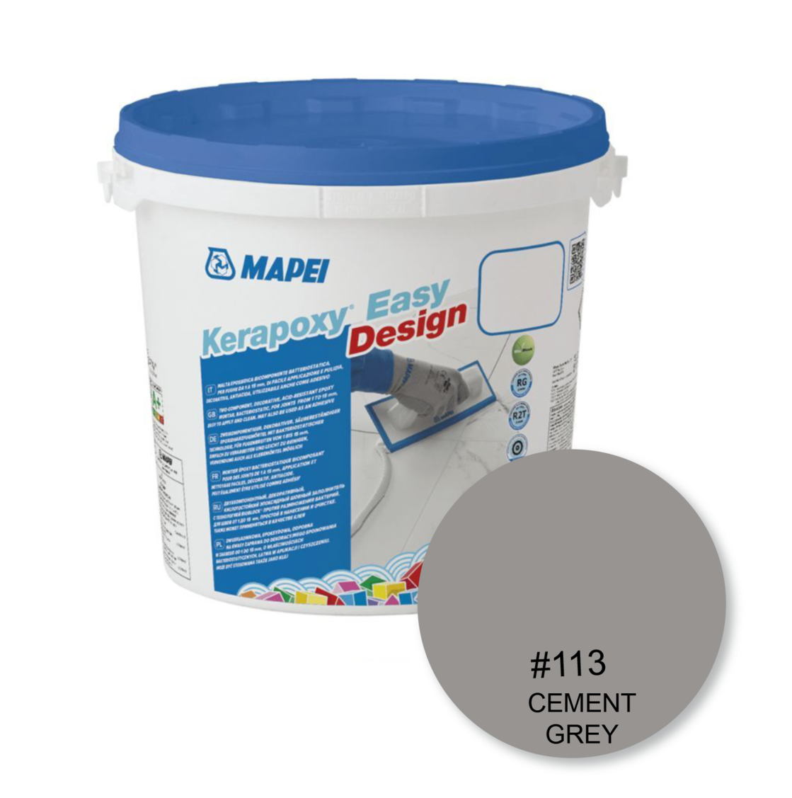 Mapei kerapoxy Easy Design Grout 3kg - Color: 113 cement grey