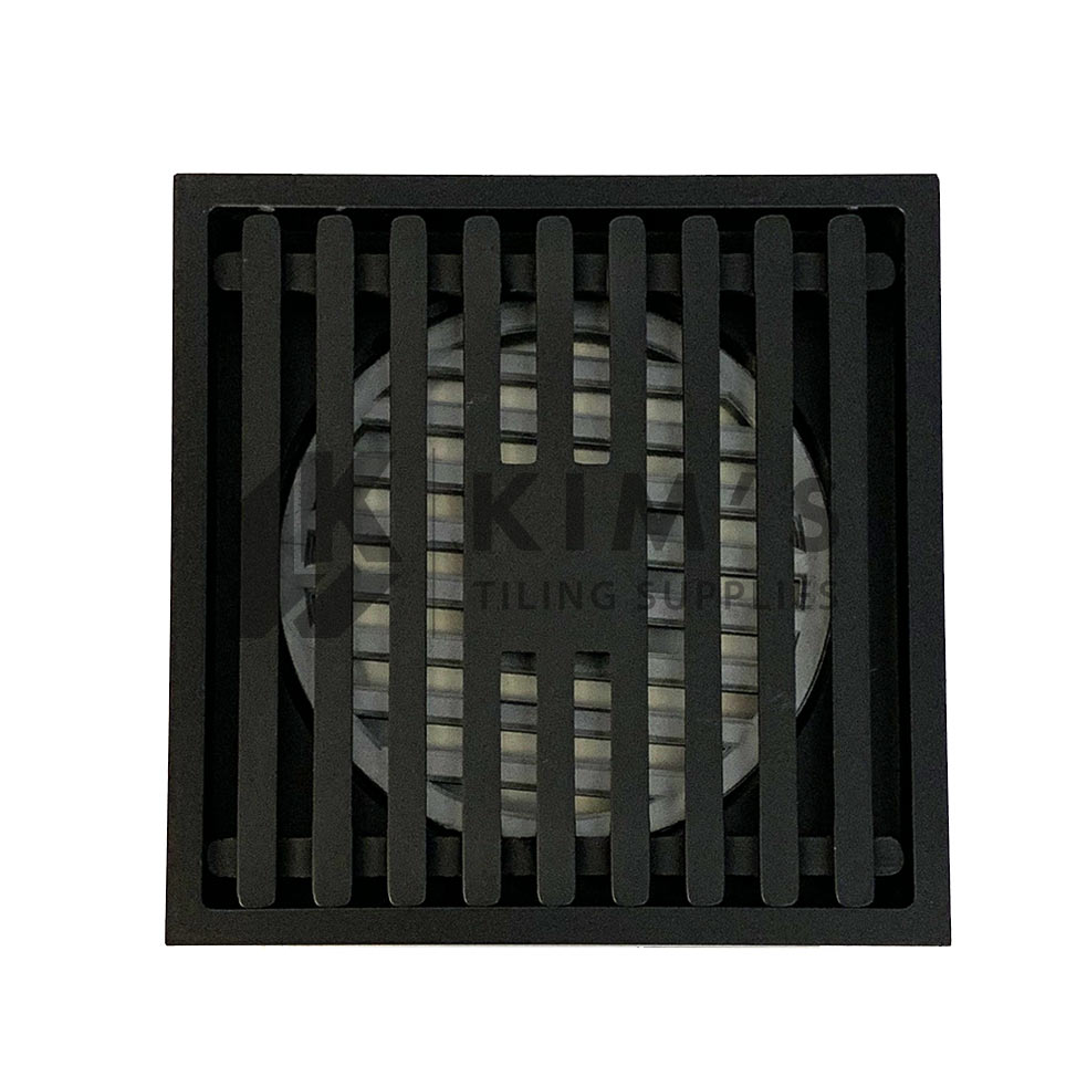 K Smart – KFG-1080B Grid Black Floor Waste (100x100x80)