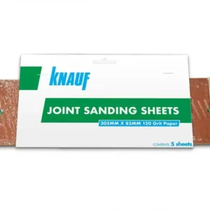 Knauf Joint Sanding Sheets 150 Grit 305 x 85mm - 5 Pack
