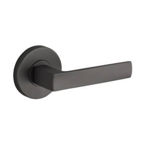 Lane Oxford Round Leverset Dummy Matte Black