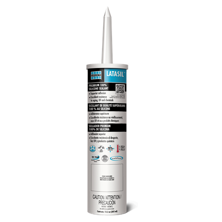 Laticrete Latasil Silicone 305ml (14 Colours) - Color: Bright White