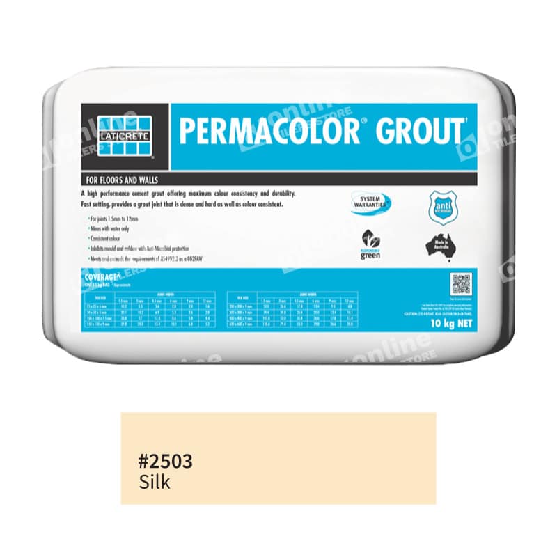 Laticrete Permacolor grout 10kg (20 colors) - Color: 2503 silk | Size: 10kg
