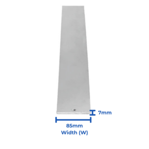 Galvanised Steel Flat Bar - 85mm x 7mm - 1200mm
