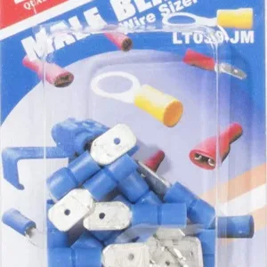 Lion Male Blade Terminals 4mm - 17 Piece