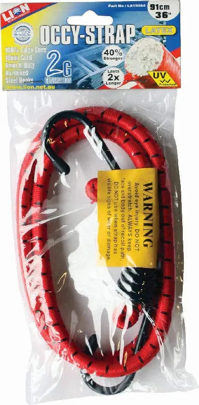 Lion Octopus Strap Red 10 x 900mm
