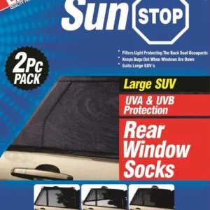 Lion Sunstop SUV Window Sock Rear Large - 2 Piece