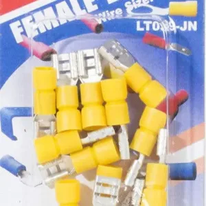 Lion Terminal Female Blade Yellow 5-6mm - 14 Piece