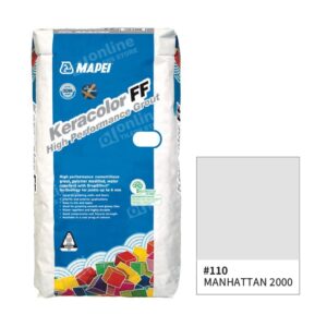Mapei Keracolor FF Grout 20KG (10 Colors) - Color: 110 manhattan