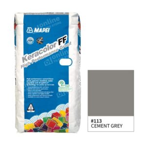 Mapei Keracolor FF Grout 20KG (10 Colors) - Color: 113 cement grey