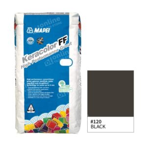 Mapei Keracolor FF Grout 20KG (10 Colors) - Color: 120 black