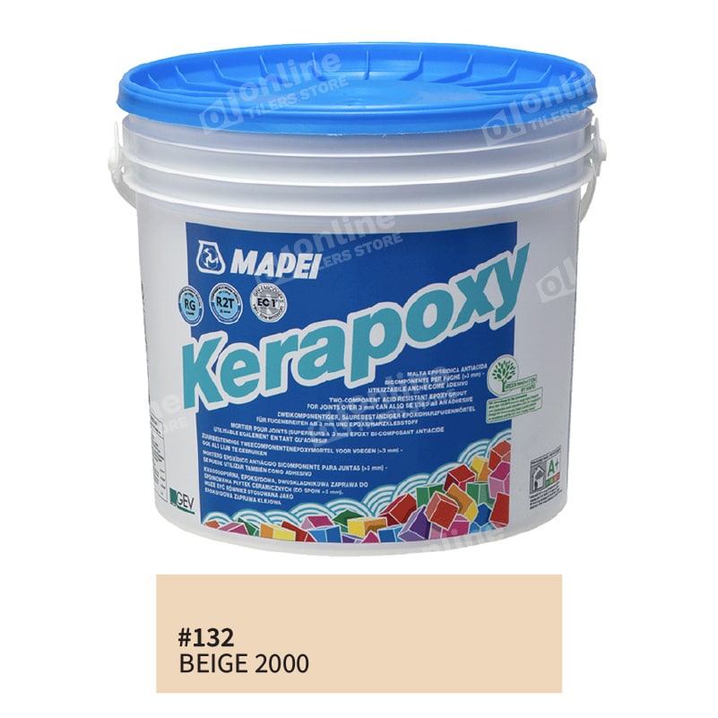 Mapei Kerapoxy Grout 10kg (13Colors) - Color: 132 beige