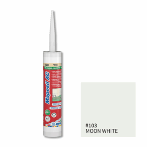 Mapei Mapesil AC Silicone 310ml (21Colors) - Color: 103 moon white