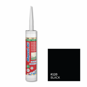 Mapei Mapesil AC Silicone 310ml (21Colors) - Color: 120 black