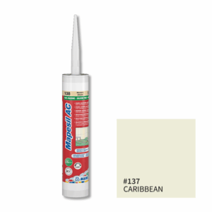 Mapei Mapesil AC Silicone 310ml (21Colors) - Color: 137 caribbean
