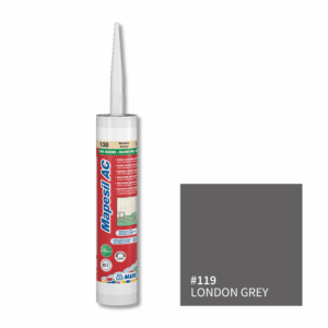 Mapei Mapesil AC Silicone 310ml (21Colors) - Color: 119 london grey