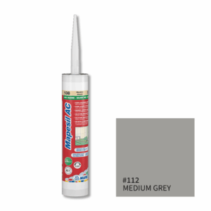 Mapei Mapesil AC Silicone 310ml (21Colors) - Color: 112 medium grey