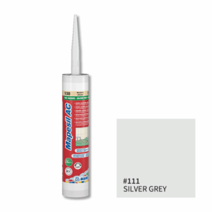 Mapei Mapesil AC Silicone 310ml (21Colors) - Color: 111 silver grey