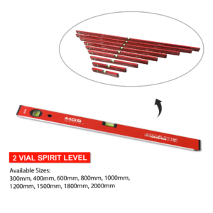 MGS 2Vial Level 300mm ~ 2000mm (9 sizes) - Size: 1000mm