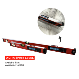 MGS Digital Spirit Level 600mm & 1200mm (2 Sizes) - Size: 1200mm